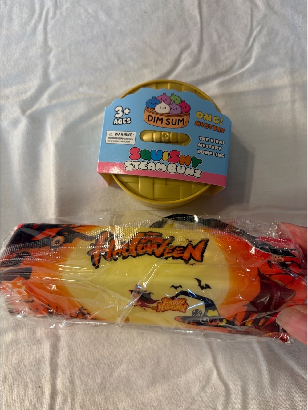 Squishmallows butter &  Steambunz Dim Sum Mystery Dumpling Soft Toy 3+ Ages